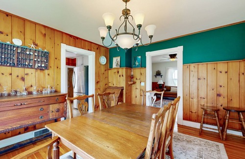 East Sullivan House | Charming Coastal Retreat with Ocean Views, Porch and Private Cabin