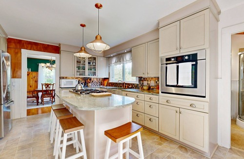 East Sullivan House | Charming Coastal Retreat with Ocean Views, Porch and Private Cabin