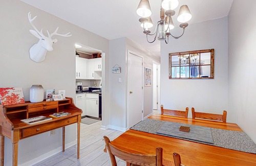Warren Condo | Charming condo near skiing and trails with gas fireplace and deck