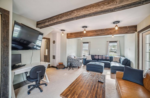 Grayling Cottage | Charming Cottage w/ Lake Access Fire Pit