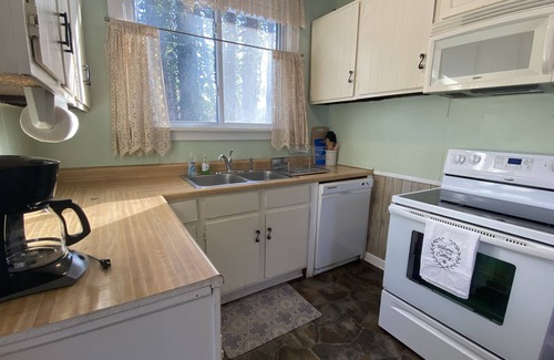 Sawyer House | Charming Cottage with Fire Pit Near Warren Dunes State Park