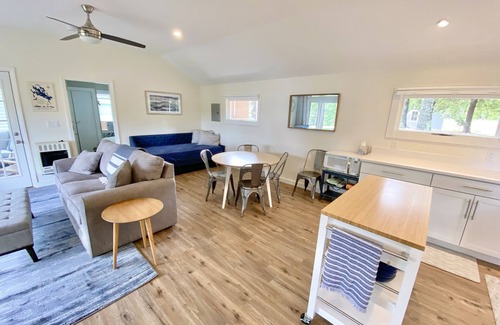Alton Bay Cottage | Charming cottage with beach access, a grill, dock, & nearby golf
