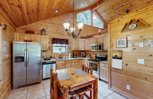 Sautee Nacoochee Cabin | Charming Getaway with Private Hot Tub, Sauna, & Pretty Mountain Views