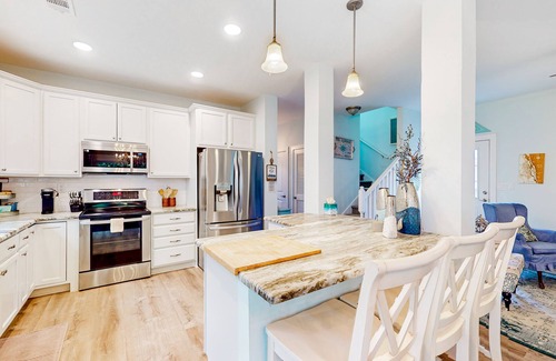Butler Beach House | Charming home steps from the beach with enclosed yard and grill - dog-friendly