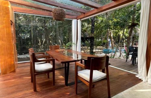 Chemuyil Villa | Charming Jungle Villa with Private Jacuzzi near Cenotes in Chemuyil, Quintana Roo