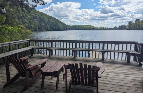 Caroga Lake House | Charming Lakefront Family Home On Coveted, Quiet Green Lake