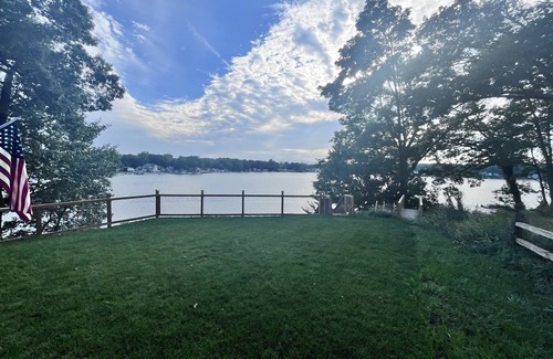 Sister Lakes House | Charming lakefront home on all-sports Little Crooked Lake in Sister Lakes