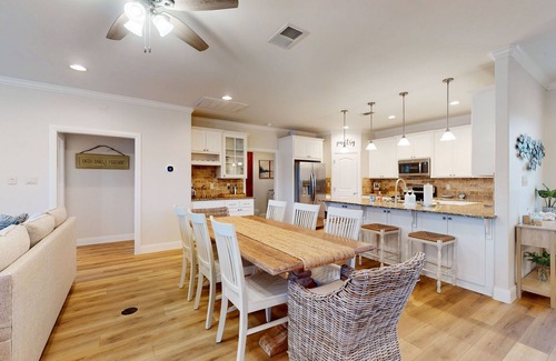 Burnet House | Charming lakefront home with lake views, dock & entertainment