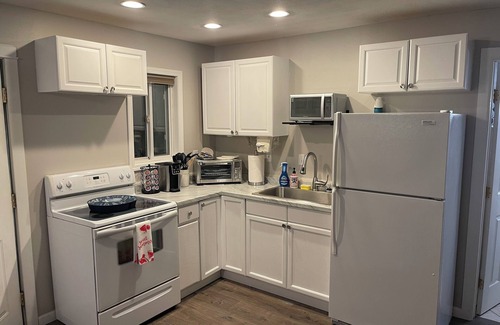 Spirit Lake Cabin | Charming Lakefront Fireside 3BR in Spirit Lake with Dock-space WiFi, AC, Pets OK