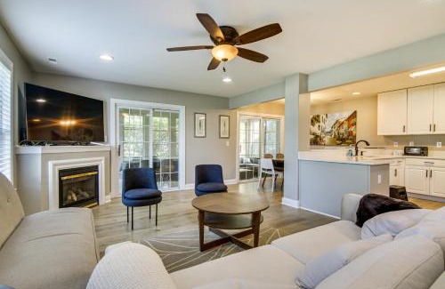 Lewes House | Charming Lewes Townhome with Sunroom 5 Mi to Beach!