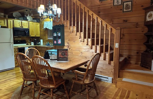 Maggie Valley Cabin | Charming Log Cabin near the Smoky Mountains w/Spectacular Mountain & Elk Views!