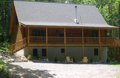 Campton House | Charming log home, spacious yet cozy, nestled in the White Mountain region.