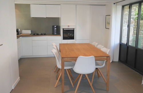 Locmaria House | Charming Renovated Barn Near Beach in Arnaud Village