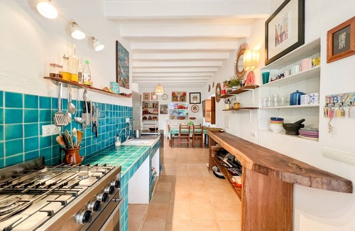 Santa Eulalia del Rio Villa | Charming rural villa 2 mins walk from the sea with pool. Sleeps 10