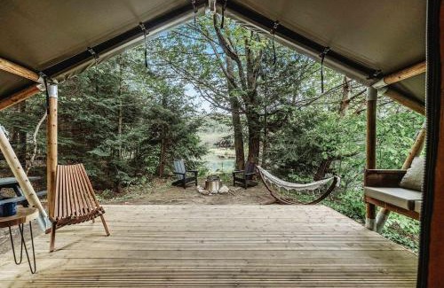 North Woodstock Other | Charming Safari Tent with Sauna and Fire Pit in North Woodstock, New Hampshire