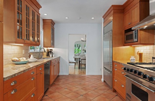 Oak Park House | Charming SB Home with Spacious Living, Office & Luxurious Lap Pool with Hot Tub