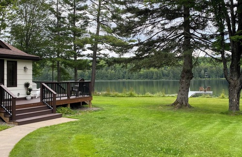 Iron River House | Charming & Spacious Home on Little Smoky Lake,nGolf course nearby, Pet friendly!