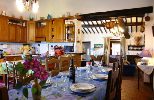 Monte del Lago Villa | Charming stone villa situated on the top of a hill with breathtaking views of Lake Trasimeno, not fa