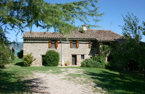 Monte del Lago Villa | Charming stone villa situated on the top of a hill with breathtaking views of Lake Trasimeno, not fa