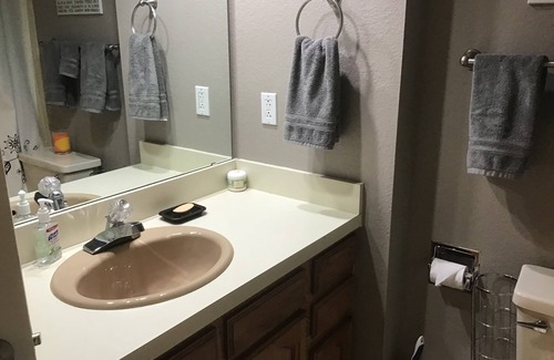 Northglenn House | Charming townhome private basement, large living area with many amenities