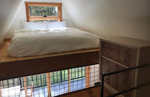 Williamsville Ski Chalet | Charming Vermont A-Frame: Cozy Cabin in the Woods