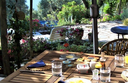 Katsarou Villa | Charming villa for up to 8; stunning panorama from 4 sun-terraces and pool