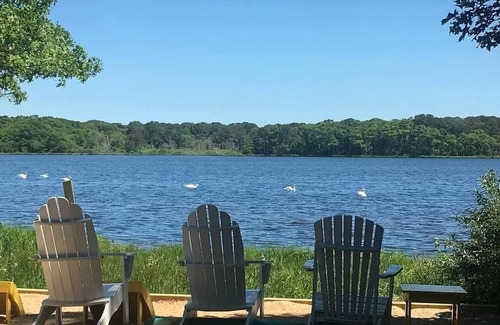 West Yarmouth House | Charming Waterfront Cape Cottage with Private Beach and Beautiful Water Views