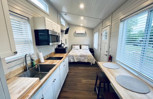 Skyland House | Cheerful 1-bedroom Tiny Home in South Asheville