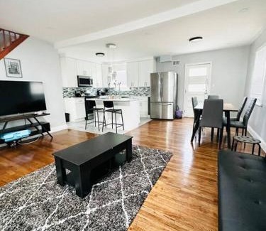 Elmont Apartment | Cheerful 4-bedroom home with free parking