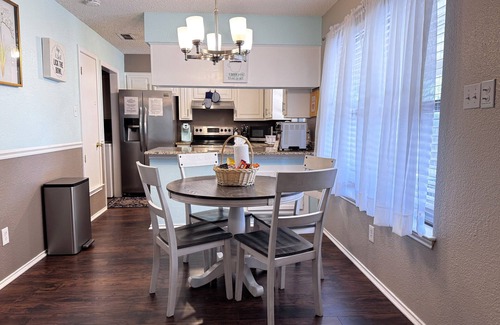 Crowley House | Cheerful House w/Big Fenced Yard, Private Pool, Covered Patio& Quiet Location