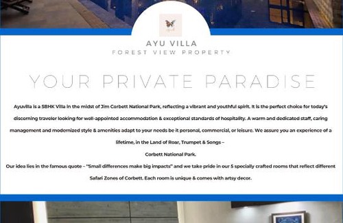 Ramnagar Villa | Cheerful luxury 5 - bedroom villa with pool ( Ayu villa )