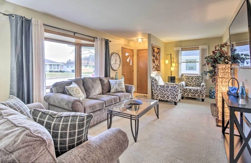 Rochester House | Cheerful Rochester Retreat w/ Yard & Workout Room!