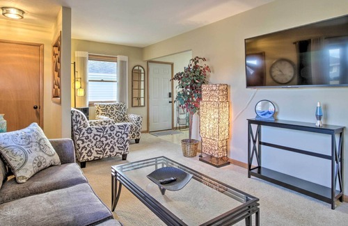 Rochester House | Cheerful Rochester Retreat w/ Yard & Workout Room!