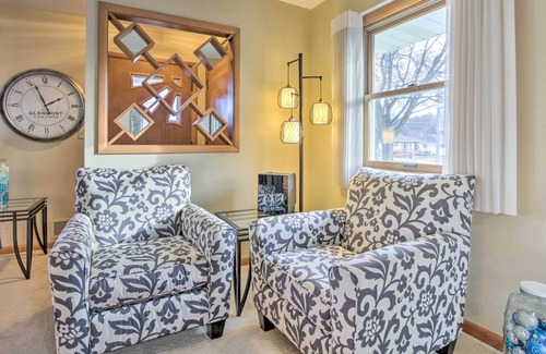 Rochester House | Cheerful Rochester Retreat w/ Yard & Workout Room!