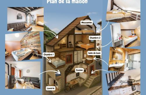 Saint-Gingolph House | Chez Malou & Hugo vue lac proche Suisse & stations !