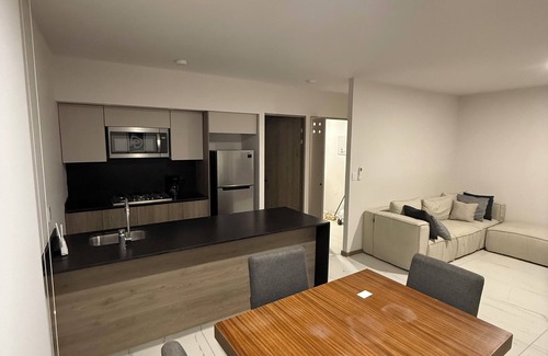 Zapopan Apartment | Chic 2-bedroom apartment with WiFi, AC in charming Zapopan, new apartment