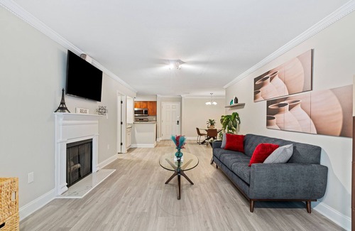 Lindbergh Condo | Chic 2bdr/2bath Urban Retreat - ATL Prime Location with free parking