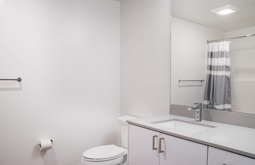Wilburton Apartment | Chic Bellevue Studio w/ Gym & W/D, near Spring District, by Blueground