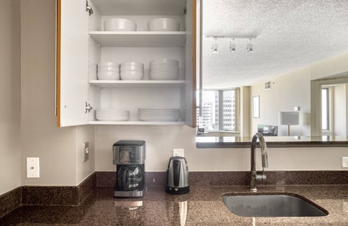 Woodmont Triangle Apartment | Chic Bethesda 1BR w/W/D, Concierge & Rooftop, near Metro by Blueground