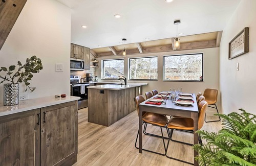 Frisco Condo | Chic Condo w/Fireplace: Walk to Main Street!