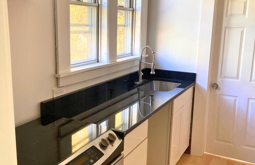 Easthampton Apartment | Chic Downtown Retreat Furnished 2-Bedroom with Trail Access & Outdoor Oasis