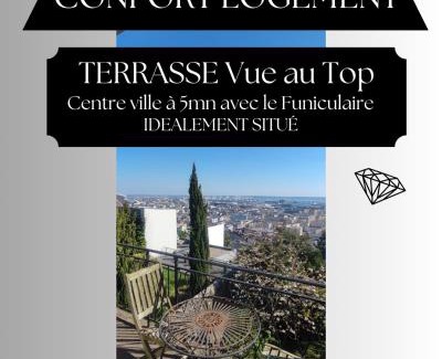 Cote Ouest Ormeaux Apartment | Chic et élégant, Terrasse Vue imprenable, le Havre