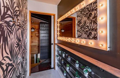 South Side Flats House | Chic Home with King Bed and Fire Pit