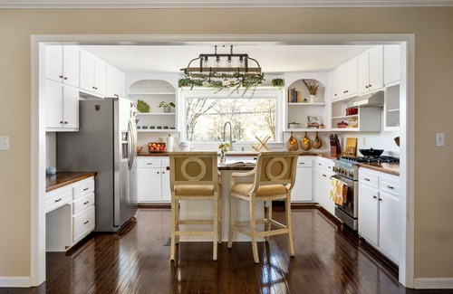 Mableton House | Chic Homestead and food forest landscape