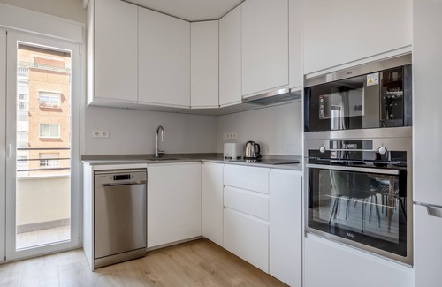 Ibiza Apartment | Chic Ibiza 3BR w/Doorman, nr Retiro Park, by Blueground