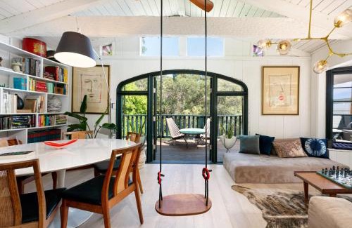 Hollywood Hills West House | Chic LA Hideaway w Soaking Tub Firepit Lounge Tranquil Backyard
