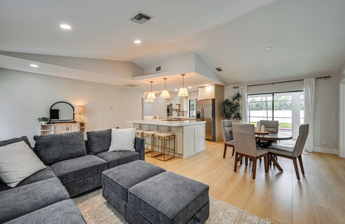 Palm River Estates House | Chic Naples Home w/Pool & Hot Tub, 4 Mi to Beach!