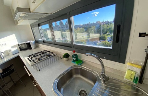 Arrabal Apartment | Chic Riverside Apartment -Terrace & Iconic Views