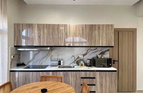 The 5th Settlement Condo | Chic Studio 3 with WiFi, AC in lovely New Cairo City