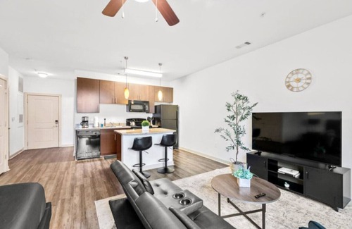 Five Points South Apartment | Chic Urban Living: Studio with Pool Access 09